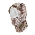 thumbnail image 1 of Unique Bargains 1 Pc Quick-drying Ice Silk Snake Pattern Balaclava Face Mask Dark Brown, 1 of 5