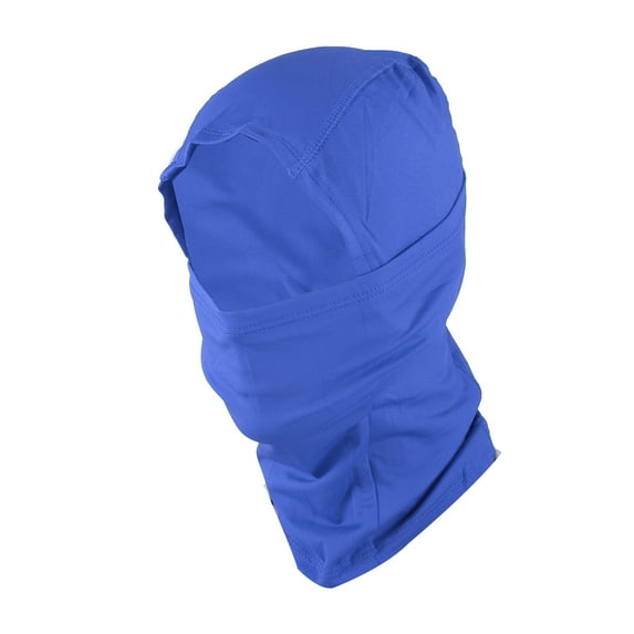 Unique Bargains 1 Pc Quick-drying Ice Silk Solid Color Balaclava Face Mask Dark Blue