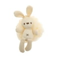 thumbnail image 1 of Unique Bargains 1 Pc Rabbit Bath Shower Loofah Sponge Body Puffs Beige, 1 of 6
