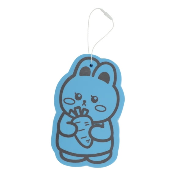 Unique Bargains 1 Pc Rabbit Pattern Bath Sponge Body Scrubber Blue