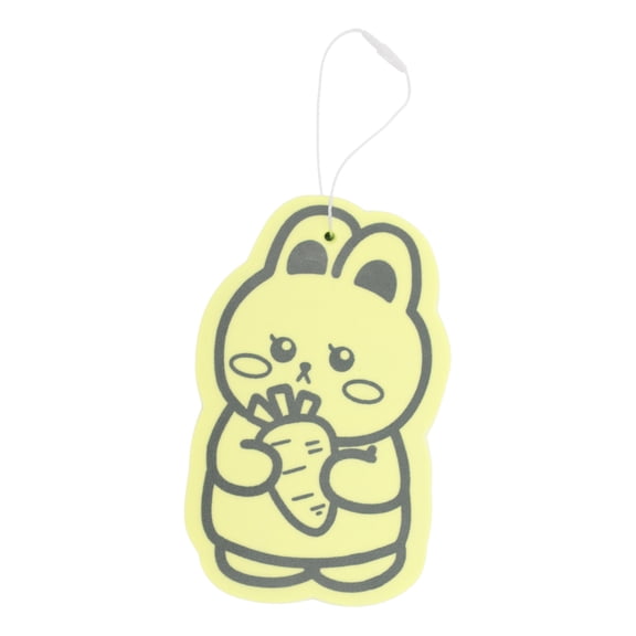 Unique Bargains 1 Pc Rabbit Pattern Bath Sponge Body Scrubber Yellow