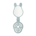 thumbnail image 1 of Unique Bargains 1 Pc Rabbit Shape Foldable Mirror Comb Blue ABS Nylon, 1 of 6