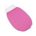 thumbnail image 1 of Unique Bargains 1 Pc Rayon Shower Gloves Exfoliating Gloves for Bathroom 8.86"x6.02" Pink, 1 of 6