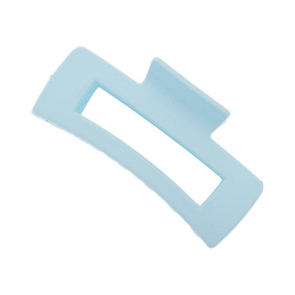 Unique Bargains 1 Pc Rectangle Hair Clips Hairdo Clip for Home Blue