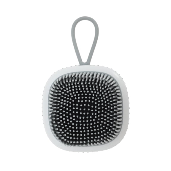 Unique Bargains 1 Pc Rectangular Bath Brush Shower Brush Gray