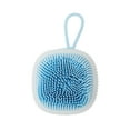 thumbnail image 1 of Unique Bargains 1 Pc Rectangular Bath Brush Shower Brush Light Blue, 1 of 6