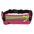 thumbnail image 1 of Unique Bargains 1 Pc Reflective with Zipper Running Waist Pack for Hiking Gym EVA Rose Red, 1 of 4
