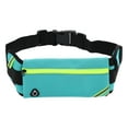 thumbnail image 1 of Unique Bargains 1 Pc Reflective without Kettle Bag Running Waist Pack for Hiking Gym EVA Blue, 1 of 4