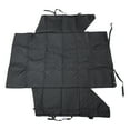 thumbnail image 1 of Unique Bargains 1 Pc Removable Pet Car Seat Cover for Pet Flower Pattern Black, 1 of 5