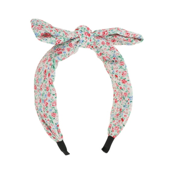Unique Bargains 1 Pc Retro Bow Headbands for Women Pink