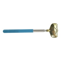 Unique Bargains 1 Pc Reusable Back Scratcher for Bathroom Travel Hotel Blue Stainless Steel