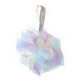 thumbnail image 1 of Unique Bargains 1 Pc Reusable Bath Shower Loofah Sponge Body Puffs for Bathroom Blue Purple, 1 of 7