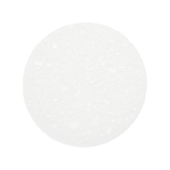Unique Bargains 1 Pc Reusable Facial Sponges Round for Removing Dirt 3.94"x0.31" White