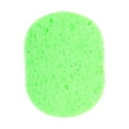 thumbnail image 1 of Unique Bargains 1 Pc Reusable Facial Sponges Runways Shape for Removing Dirt 4.13"x3.35"x0.31" Green, 1 of 6