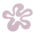 thumbnail image 1 of Unique Bargains 1 Pc Reusable Flower Silicone Coaster Pink, 1 of 5