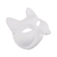thumbnail image 1 of Unique Bargains 1 Pc Reusable Foxes Party Mask White Pulp, 1 of 5