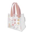 thumbnail image 1 of Unique Bargains 1 Pc Reusable Gift Bag Durable Floral Handle Gift Bag Pink, Transparent Small, 1 of 5
