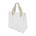 thumbnail image 1 of Unique Bargains 1 Pc Reusable Gift Bag Durable Lightweight Handle Gift Bag Beige, Transparent Large, 1 of 5
