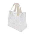 thumbnail image 1 of Unique Bargains 1 Pc Reusable Gift Bag Durable Star Design Handle Gift Bag Beige, Transparent Large, 1 of 5