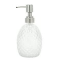 thumbnail image 1 of Unique Bargains 1 Pc Reusable Pineapple-shaped Soap Dispenser 11.84oz Clear Silver, 1 of 6