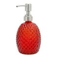 thumbnail image 1 of Unique Bargains 1 Pc Reusable Pineapple Shape Soap Dispenser 11.84oz Red Silver Tone, 1 of 6