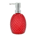 thumbnail image 1 of Unique Bargains 1 Pc Reusable Pineapple-shaped Soap Dispenser 11.84oz Red Silver Tone, 1 of 6