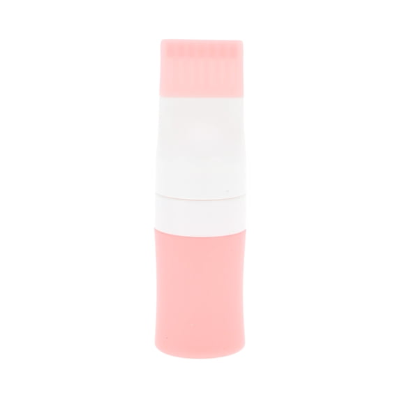 Unique Bargains 1 Pc Reusable Root Comb Applicator Bottle for Bathroom Vanities 38ml Pink Silicone PP