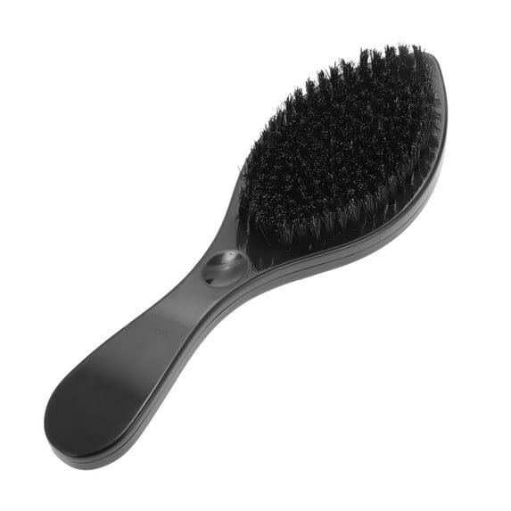 Unique Bargains 1 Pc Reusable Shaving Brush for Home 9.45"x2.95" Black ABS Nylon Hair Bristle