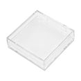 thumbnail image 1 of Unique Bargains 1 Pc Reusable Single Layer Square Nail Storage Box Clear Plastic, 1 of 5