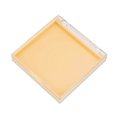 thumbnail image 1 of Unique Bargains 1 Pc Reusable Single Layer Square Nail Storage Box Yellow Plastic, 1 of 5