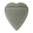 thumbnail image 1 of Unique Bargains 1 Pc Reusable Sponge Face Scrubber Heart Style for Removing Makeup 3.15"x2.76" Gray, 1 of 5