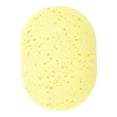 thumbnail image 1 of Unique Bargains 1 Pc Reusable Sponge Face Scrubber Thickening for Removing Makeup 4.33"x3.46" Yellow, 1 of 5