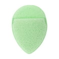 thumbnail image 1 of Unique Bargains 1 Pc Reusable Sponge Face Scrubber for Removing Makeup 5.12"x3.54"x0.71" Green, 1 of 6