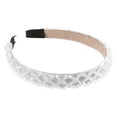 thumbnail image 1 of Unique Bargains 1 Pc Rhinestone Headbands Bling Hairband for Women 0.79 Inch Wide White, 1 of 7