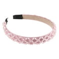 thumbnail image 1 of Unique Bargains 1 Pc Rhinestone Headbands Bling Hairband for Women Pink 0.79 Inch Wide, 1 of 7