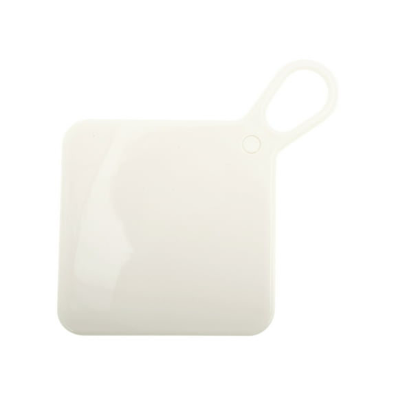 Unique Bargains 1 Pc Rotating Makeup Mirror for Vacation Travel White Plastic Glass