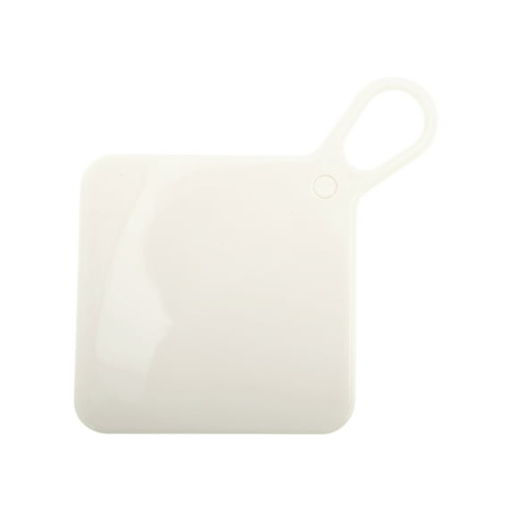 Unique Bargains 1 Pc Rotating Makeup Mirror for Vacation Travel White Plastic Glass