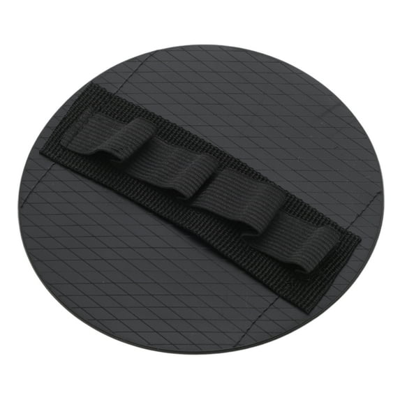 Unique Bargains 1 Pc Round Bath Scrubber for Bathroom Black