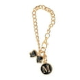 thumbnail image 1 of Unique Bargains 1 Pc Round Bow Letter M Water Cup Pendant for Travelling Black Alloy, 1 of 5