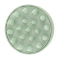 thumbnail image 1 of Unique Bargains 1 Pc Round Hair Shampoo Brush for Head Massage 1.77"x3.13" Green, 1 of 6