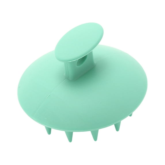 Unique Bargains 1 Pc Round Hair Shampoo Brush for Head Massage 2.36"x3.35" Light Green