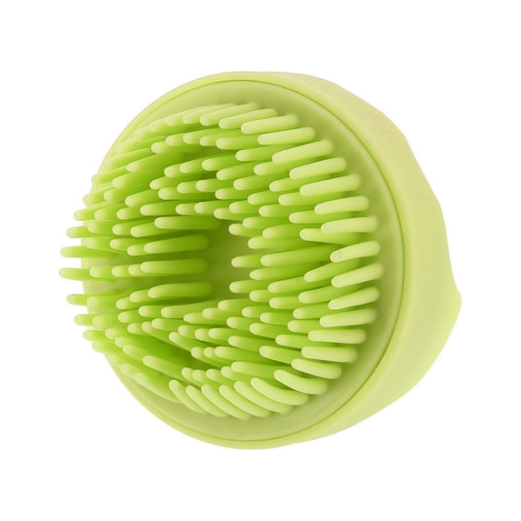 Unique Bargains 1 Pc Round Hair Shampoo Brush for Head Massage 2.83"x3.15" Green