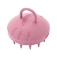 thumbnail image 1 of Unique Bargains 1 Pc Round Hair Shampoo Brush for Head Massage 2.91"x3.15" Pink, 1 of 6