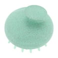 thumbnail image 1 of Unique Bargains 1 Pc Round Hair Shampoo Brush for Head Massage 2.95"x3.27" Green, 1 of 6