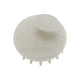 thumbnail image 1 of Unique Bargains 1 Pc Round Hair Shampoo Brush for Head Massage 2.95"x3.27" Khaki, 1 of 6