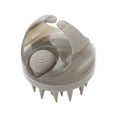 thumbnail image 1 of Unique Bargains 1 Pc Round Hair Shampoo Brush for Head Massage 3.78"x3.54" Gray, 1 of 6
