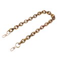 thumbnail image 1 of Unique Bargains 1 Pc Round Handbag Chain Strap 23.62" Dark Coffee Color Acrylic, 1 of 5
