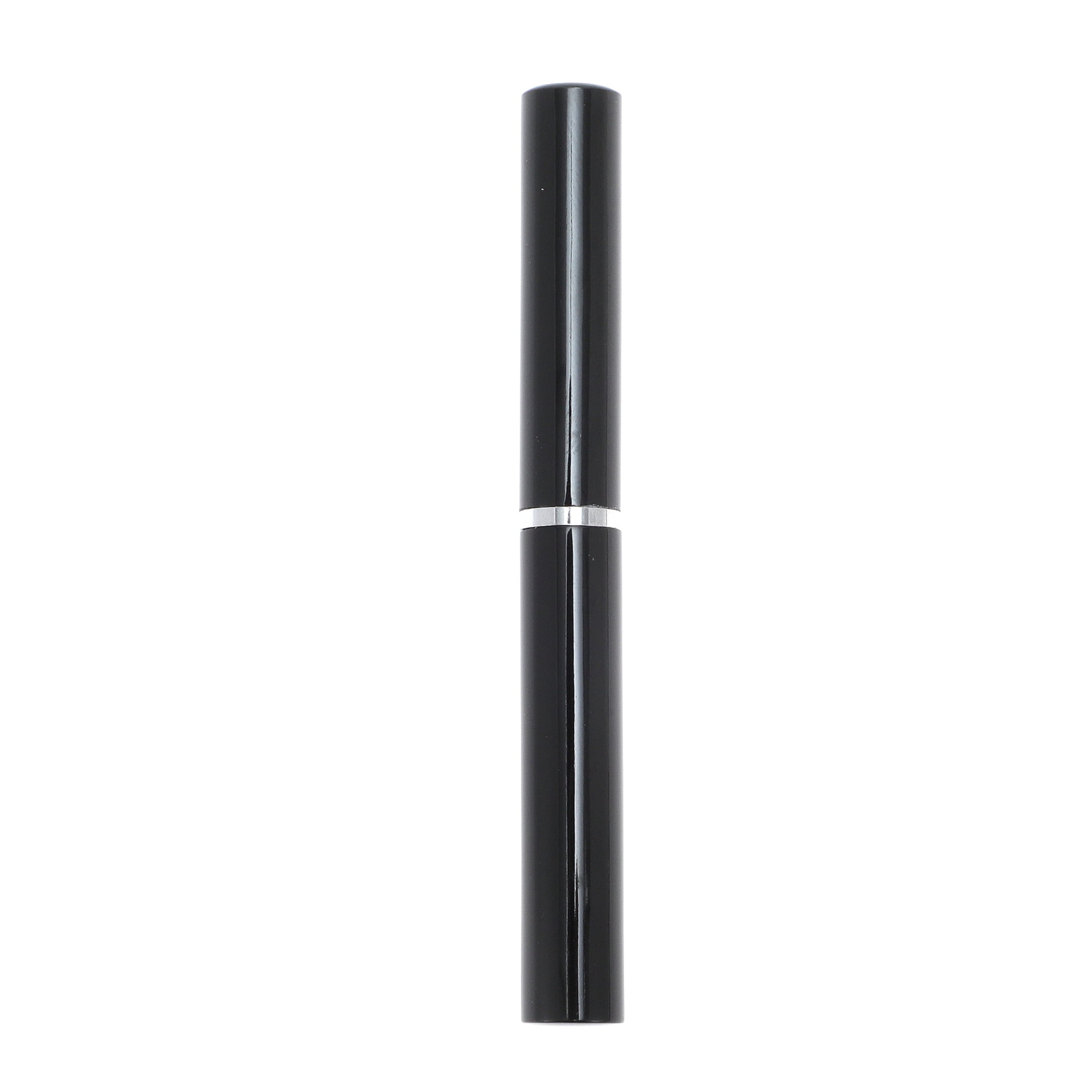 Unique Bargains 1 Pc Round Head Lip Brush for Travel Black