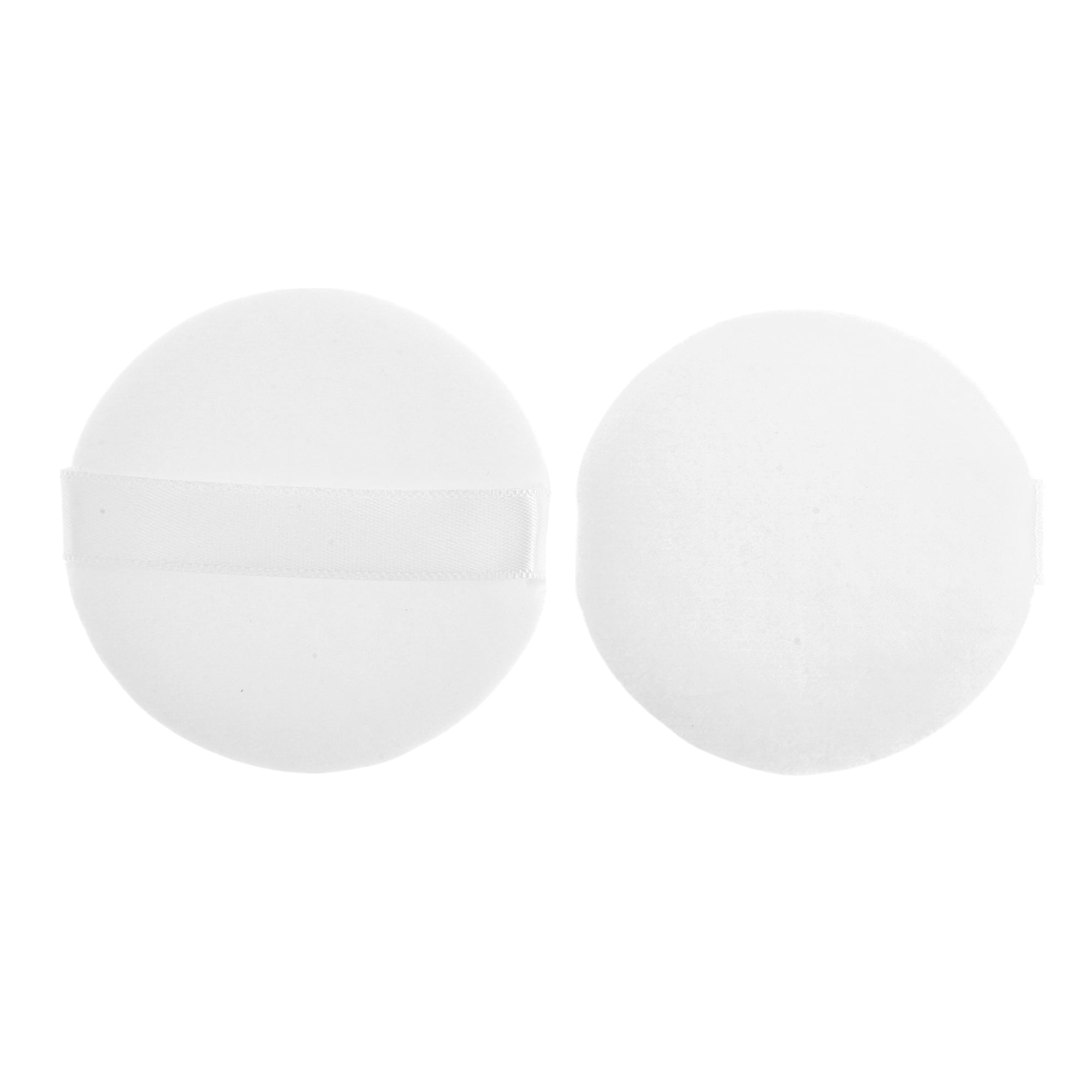 Unique Bargains 1 Pc Round Makeup Puff for Travel Daily Use [2.36"x0.47"] White