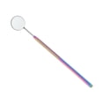 thumbnail image 1 of Unique Bargains 1 Pc Round Pattern Lash Mirror Stainless Steel Multicolor, 1 of 5